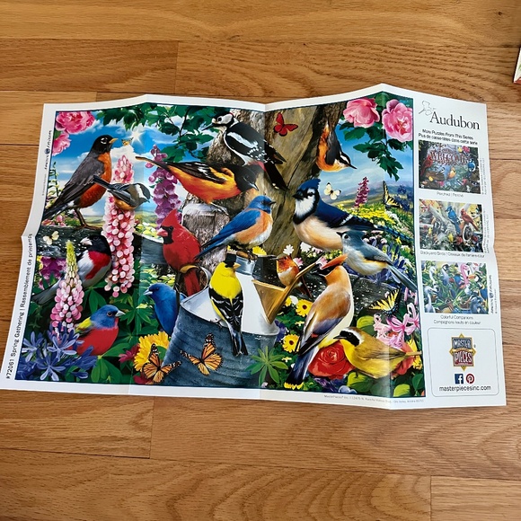 NWT MasterPieces Audubon Spring Gathering Birds Jigsaw Puzzle - Picture 14 of 14